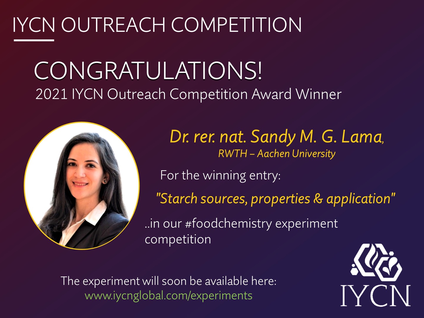 2021 Outreach Comp Winner