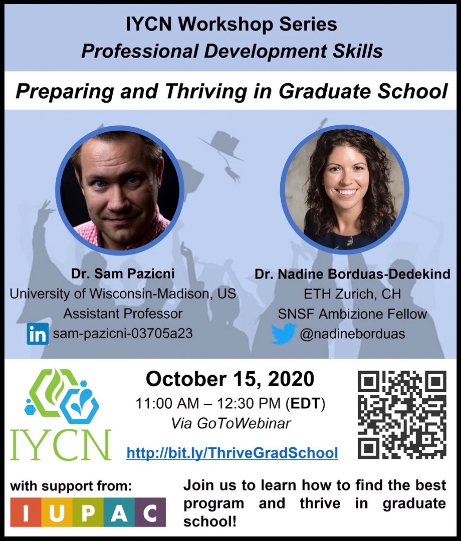 IYCn Seminar Series Thriving Grad School